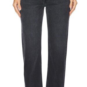 90's Pinch Waist High Rise Straight Jeans - Agolde